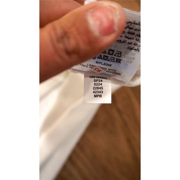 NWT JM Collection Wildflower Way Blouse - White/Neo Natural - Size XXL - Picture 10 of 14